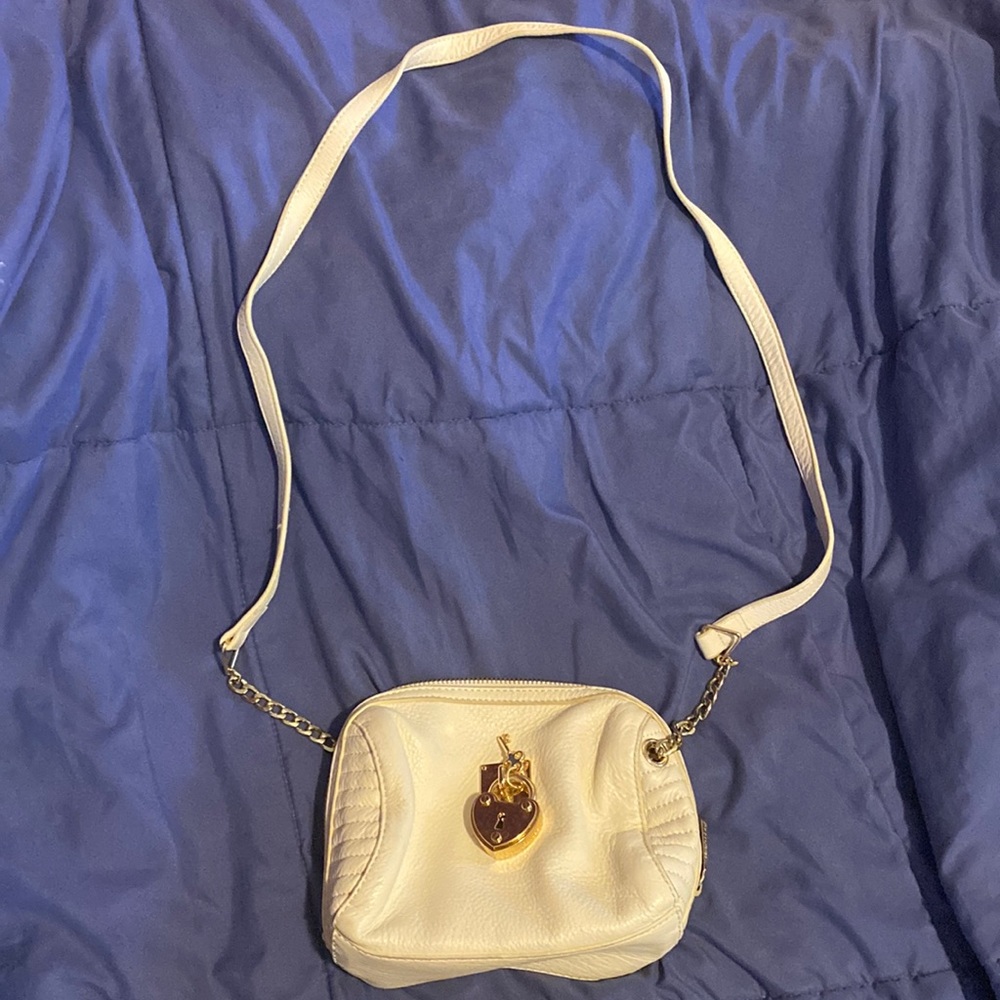 White Juicy Couture Genuine Leather Purse